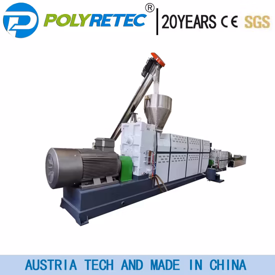 Big Output Long Working Waste PP PE Pet Plastic Film Water Cooling Recycling Extruder Pelletizer Granulator Machine